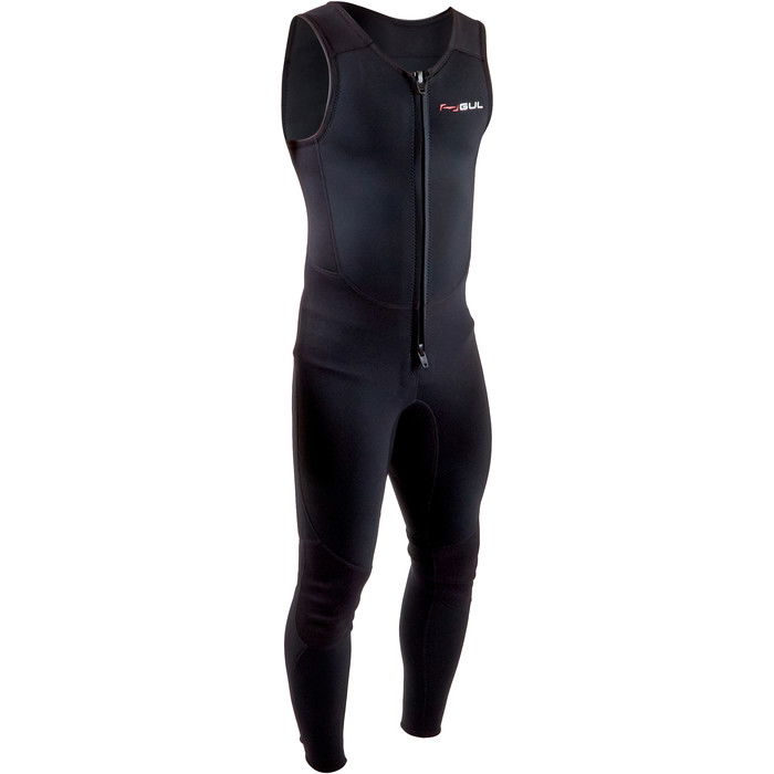 2020 Gul Mens Response 3mm Front Zip Long John Wetsuit Re4313 B7 Black Wetsuits Wetsuit Outlet 5995